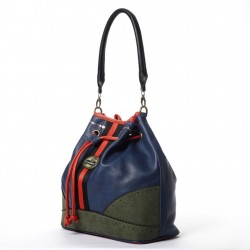 Sac à main cabas imprimé fleurs liberty Lili Petrol MM31 LILI PETROL  - 3