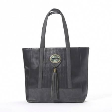 Sac épaule tissu imprimé SMASH LTR-LISA BAG LILI PETROL  - 1