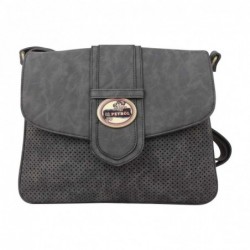 Sac épaule tissu imprimé SMASH LTR-LISA BAG LILI PETROL  - 1