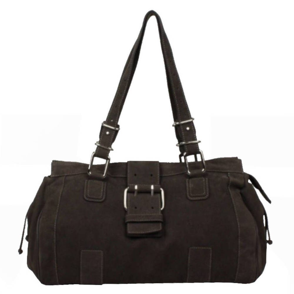 Sac porté épaule cabas toile et cuir Texier 5501 TEXIER - 1