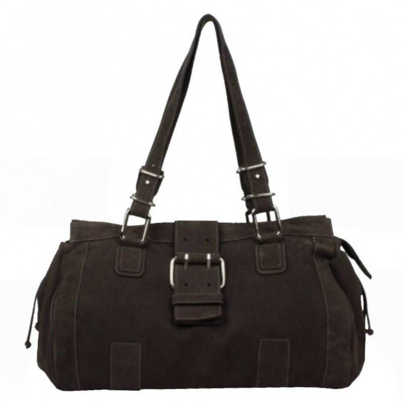 Sac porté épaule cabas toile et cuir Texier 5501 TEXIER - 1 Sac porté épaule cabas toile et cuir Texier 5501 TEXIER - 1