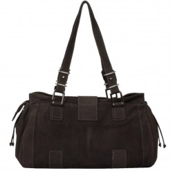Sac porté épaule cabas toile et cuir Texier 5501 TEXIER - 3