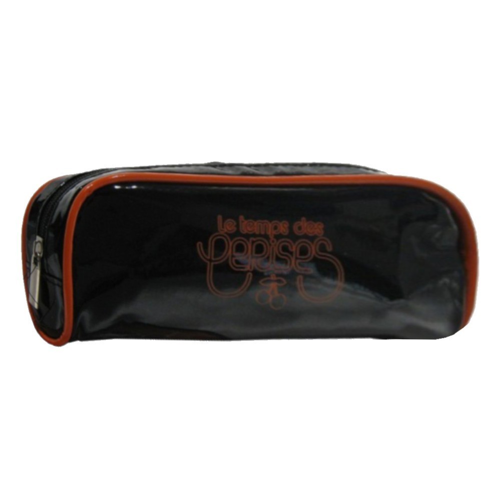 Trousse temps des cerises vernie rumba noir orange LE TEMPS DES CERISES - 1