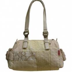 Sac épaule femme patchwork dentelle et textile 6527 NAJOLEARI - 3 Sac épaule femme patchwork dentelle et textile 6527 NAJOLEARI - 3