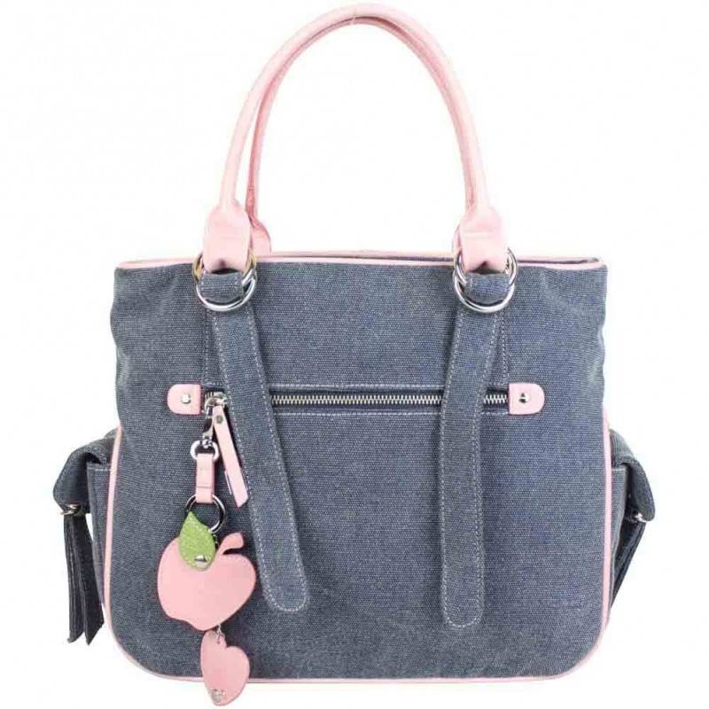 Sac seau Tomboy Wiz toile Gris Rose A DÉCOUVRIR ! - 1