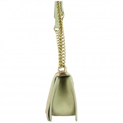 Sac bandoulière à rabat Lili Petrol bleu et vert patiné JU LILI PETROL  - 2