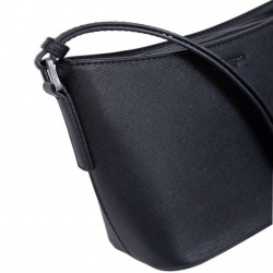 Petit sac seau Hexagona SYNSA effet saffiano Noir HEXAGONA - 2