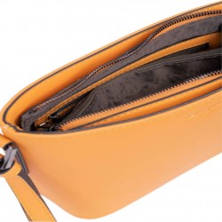 Petit sac seau Hexagona SYNSA effet saffiano Orange HEXAGONA - 2