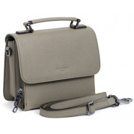 Sac bandoulière rond Hexagona SYNSA effet saffiano Blanc HEXAGONA - 4