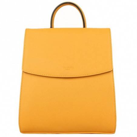 Sac à dos Hexagona SYNSA effet saffiano Orange HEXAGONA - 1