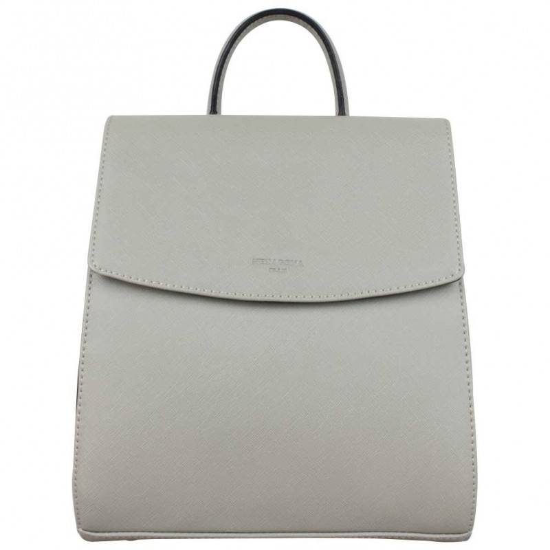 Sac à dos Hexagona SYNSA effet saffiano Gris HEXAGONA - 1