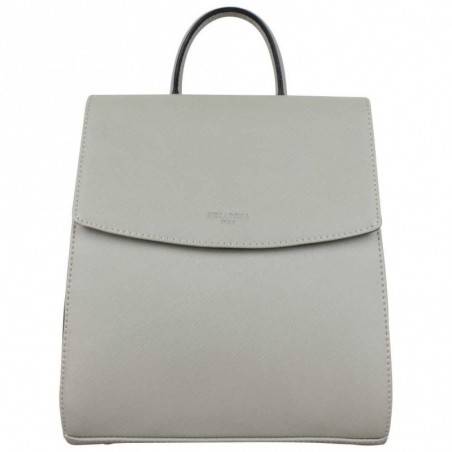 Sac bandoulière rond Hexagona SYNSA effet saffiano Blanc HEXAGONA - 1