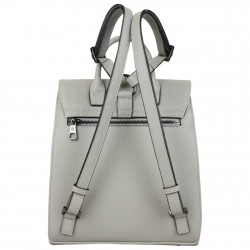 Sac à dos Hexagona SYNSA effet saffiano Gris HEXAGONA - 4