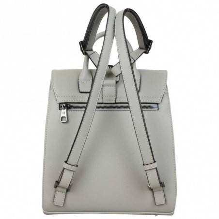 Sac à dos Hexagona SYNSA effet saffiano Gris HEXAGONA - 4