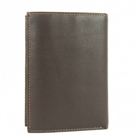 Portefeuille cuir effet brut WYLSON Rio 12 cartes Marron WYLSON - 4