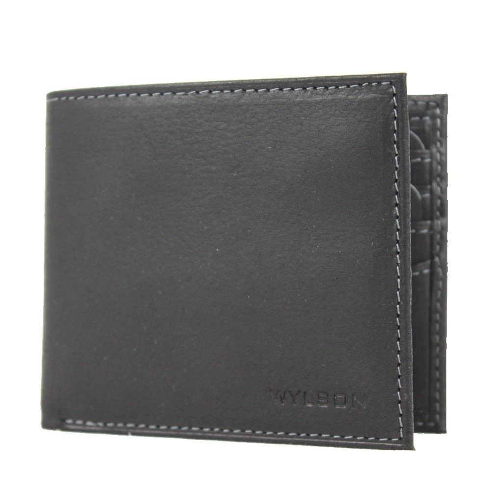Porte cartes ultra plat en cuir mat WYLSON Rio Noir WYLSON - 1