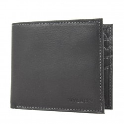 Porte cartes ultra plat en cuir mat WYLSON Rio Noir WYLSON - 1