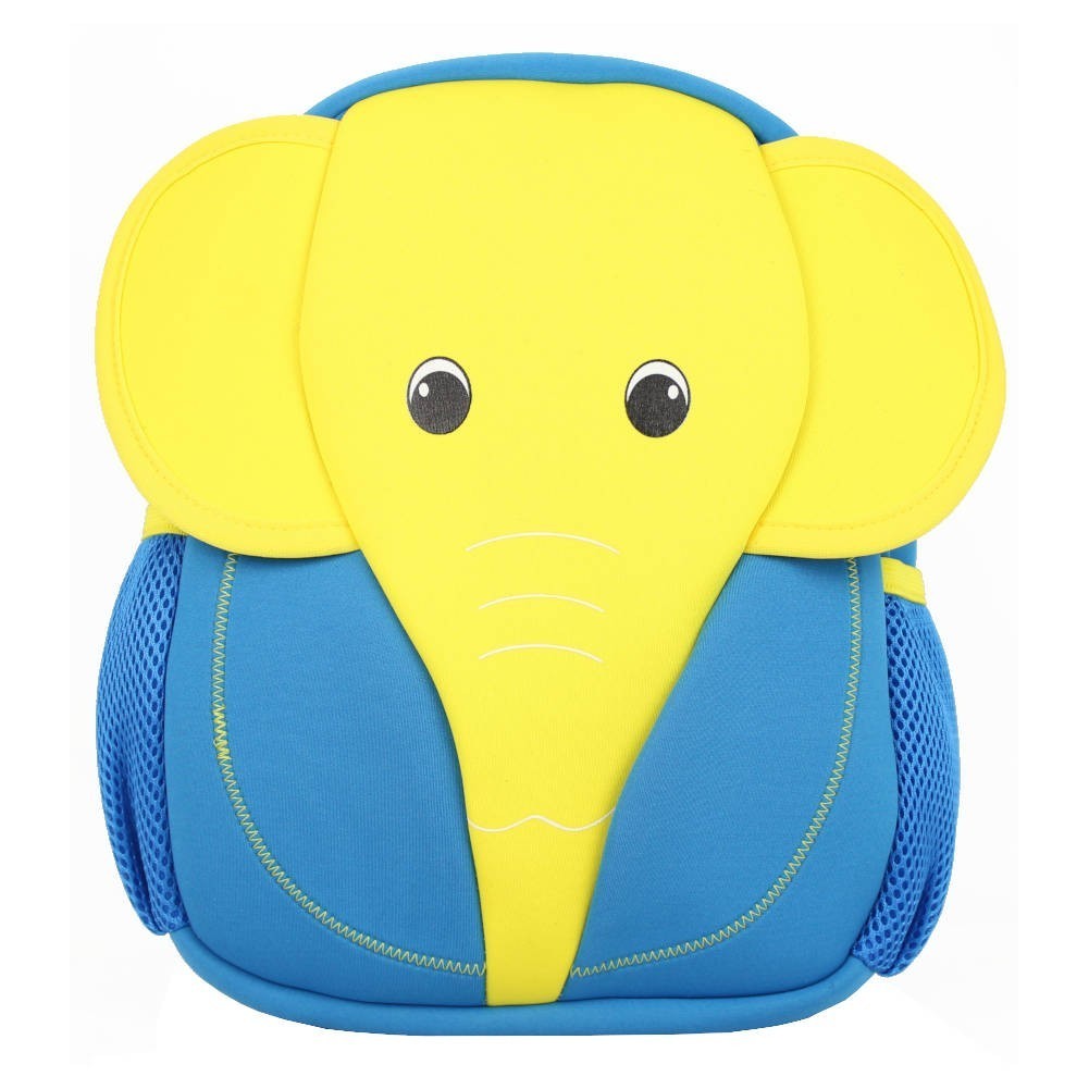 Grand sac à dos enfant MASKOT Boykot éléphant Jaune Bleu MASKOT - 1