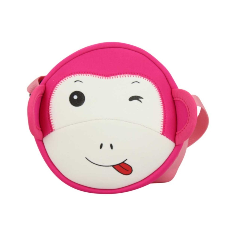 Petit sac bandoulière MASKOT Trafikot le Singe Rose MASKOT - 1