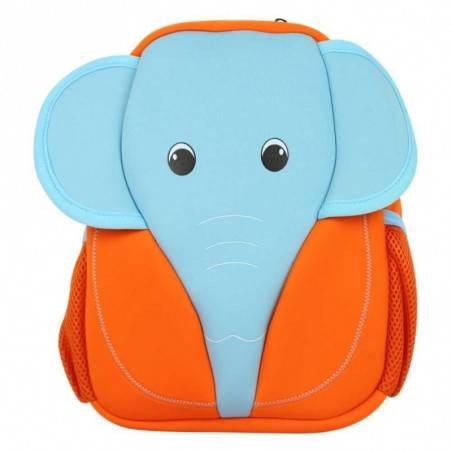 Grand sac à dos enfant MASKOT Boykot éléphant Orange Bleu MASKOT - 1