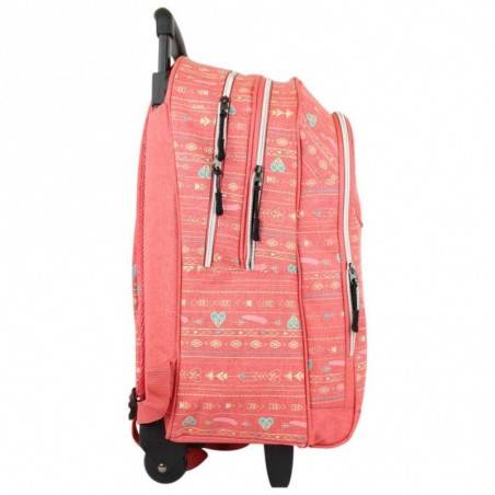 Cartable Little Marcel damier multicolore PATCH LES TROPÉZIENNES  - 2