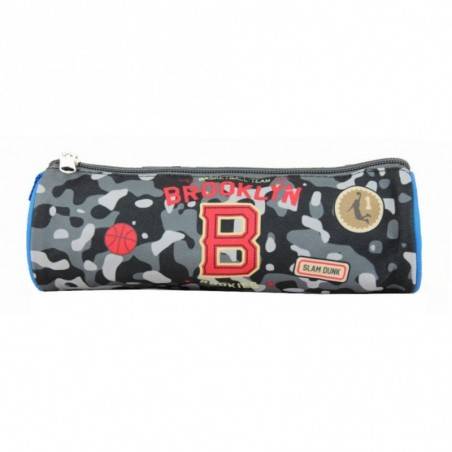 Trousse Pol Fox Brooklyn Camo Gris 1 compartiment POL FOX - 1