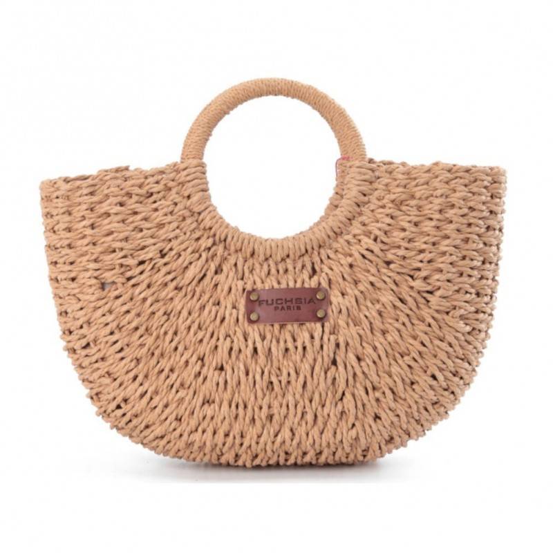 Sac à main Les Tropéziennes avec bande brillante 02 FUCHSIA - 1 Sac à main Les Tropéziennes avec bande brillante 02 FUCHSIA - 1