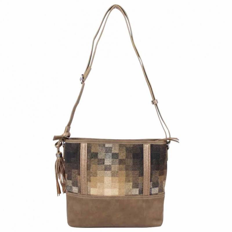 Sac cabas Patrick Blanc Toile brillante beige 8913 PATRICK BLANC - 1