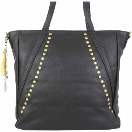 Sac épaule tissu imprimé SMASH LTR-LISA BAG LILI PETROL  - 4