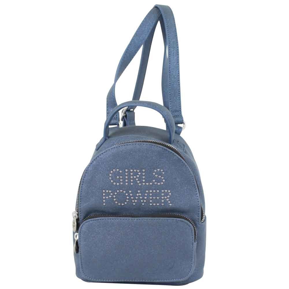 Petit sac à dos Girls Power Star clou effet pailleté marine GIRLS POWER - 1