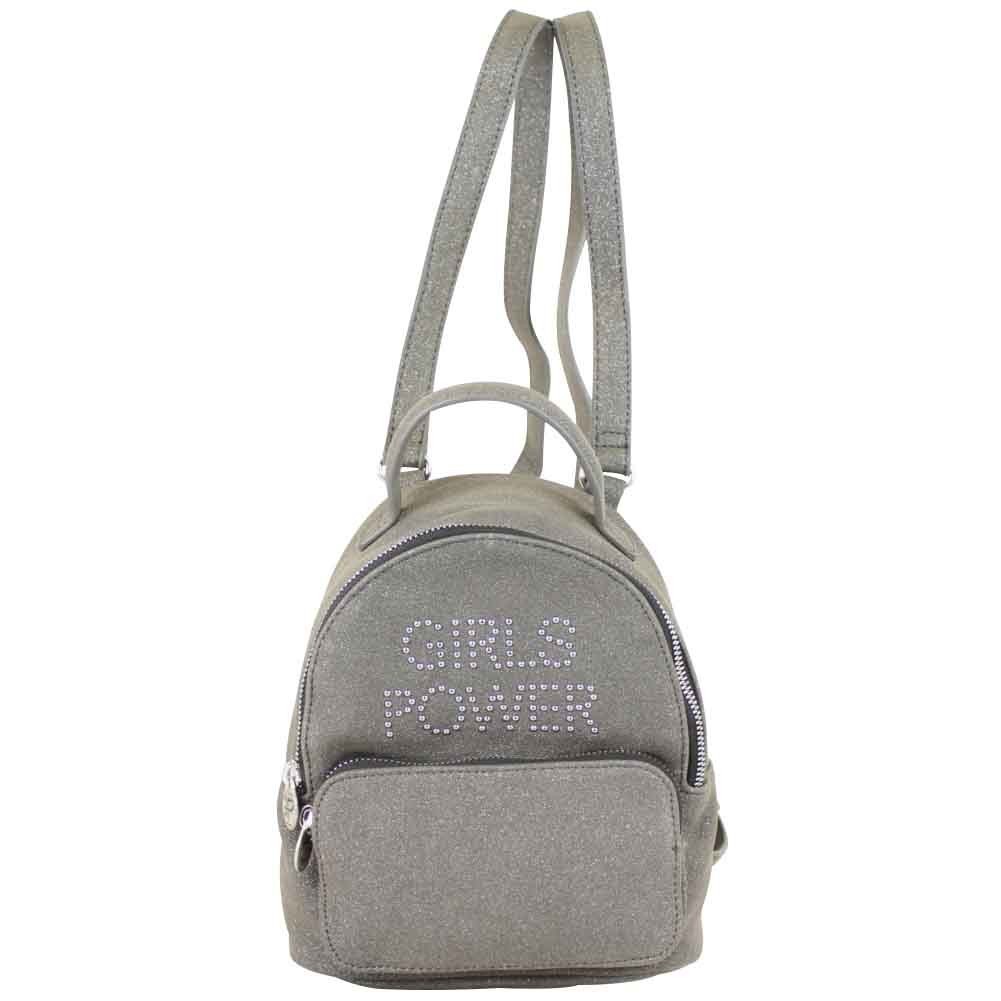 Petit sac à dos Girls Power Star clou effet pailleté Gris GIRLS POWER - 1