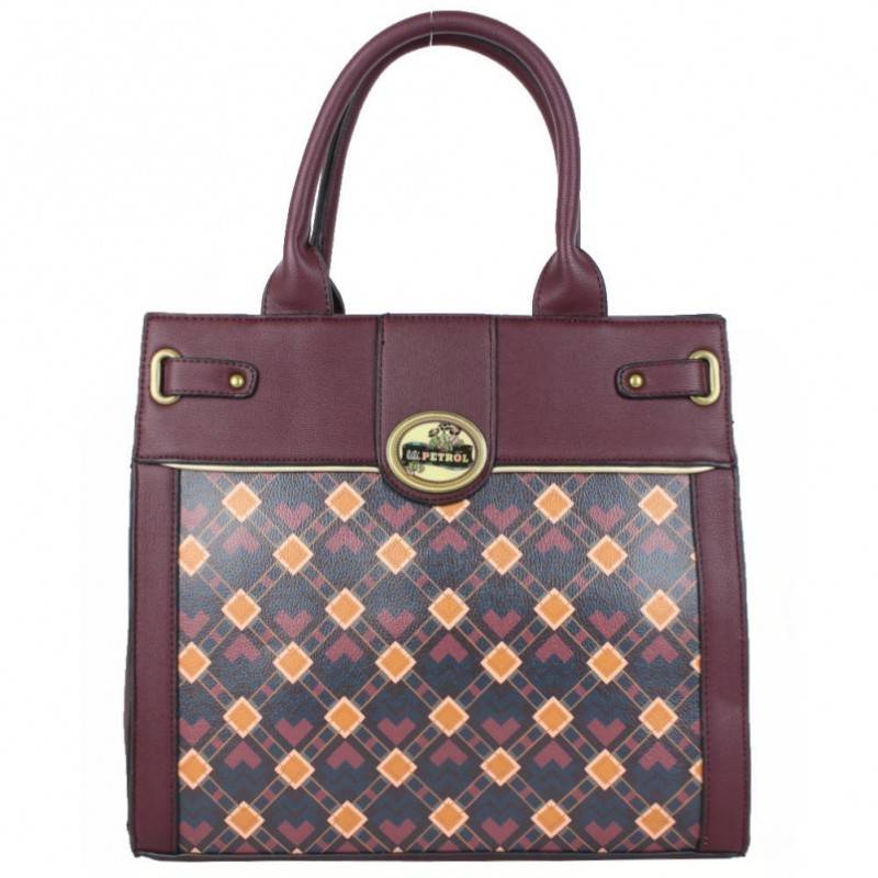 Sac épaule tissu imprimé SMASH LTR-LISA BAG LILI PETROL - 1 Sac épaule tissu imprimé SMASH LTR-LISA BAG LILI PETROL - 1