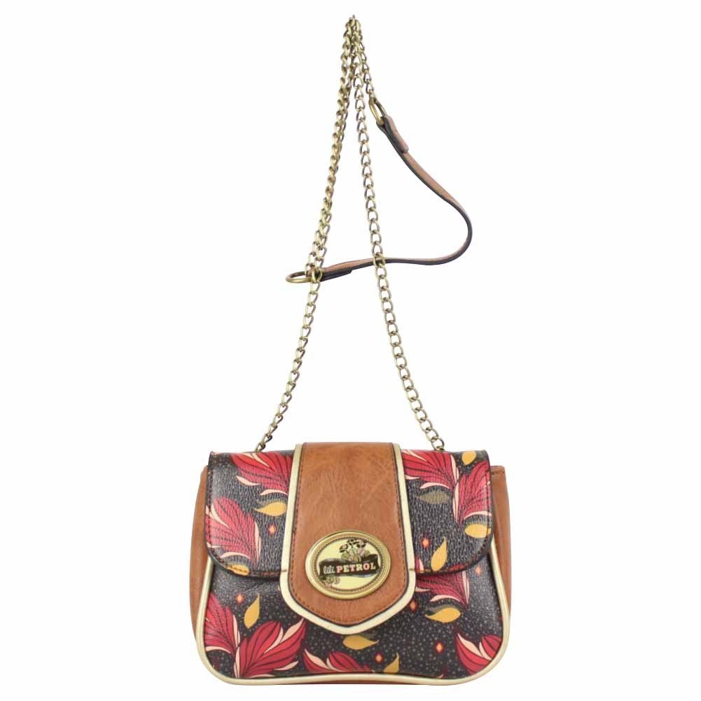 Sac à main cabas imprimé fleurs liberty Lili Petrol MM31 LILI PETROL  - 1