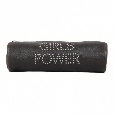 Trousse Girls Power Star clouté et effet pailleté Noir GIRLS POWER - 1