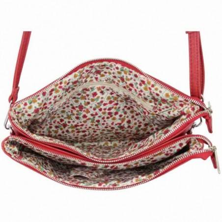 Sac pochette Tropéziennes Feldberg Rouge déco étoile rivet LES TROPÉZIENNES  - 3