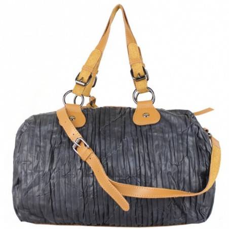 Sac pochette bandoulière Les Tropéziennes effet patiné Ouv 09 LES TROPÉZIENNES  - 3