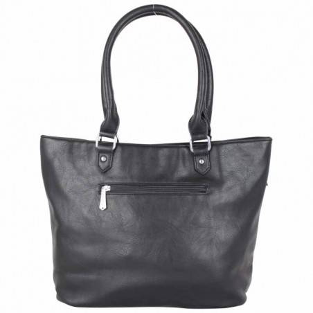 Sac pochette bandoulière Les Tropéziennes effet patiné Ouv 09 LES TROPÉZIENNES  - 4
