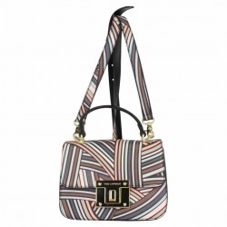Sac à main Ted Lapidus toile et verni TL NY4038 TED LAPIDUS - 1 Sac à main Ted Lapidus toile et verni TL NY4038 TED LAPIDUS - 1