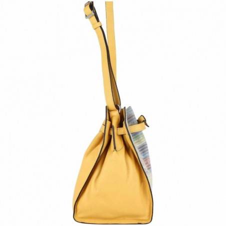 Sac cabas Patrick Blanc Toile brillante beige 8913 PATRICK BLANC - 3