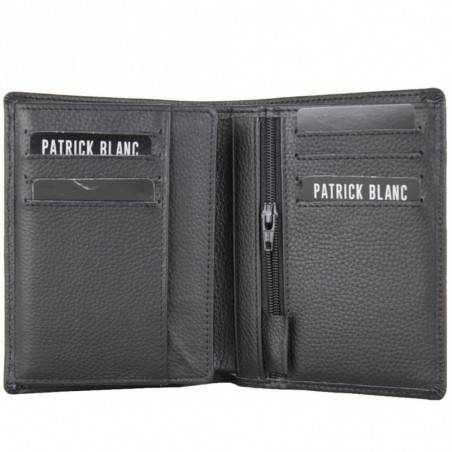 Pochette noir cuir Patrick Blanc 403023 PATRICK BLANC - 2