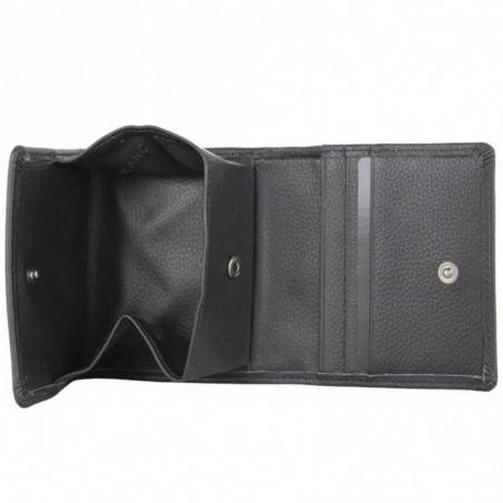 Porte monnaie en cuir Patrick Blanc SG anti piratage Noir PATRICK BLANC - 2