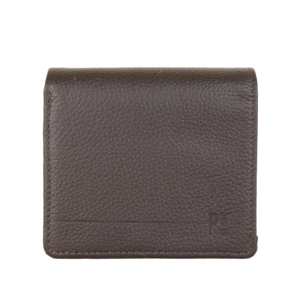 Porte monnaie en cuir Patrick Blanc SG anti piratage Marron PATRICK BLANC - 1