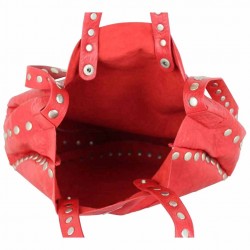 Sac cabas rond Girls Power Grunge rouge imitation GIRLS POWER - 4