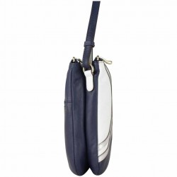 Sac Patrick Blanc cuir motif marine blanc et argent PATRICK BLANC - 3