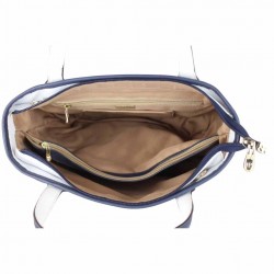 Sac cabas Patrick Blanc Toile brillante beige 8913 PATRICK BLANC - 2