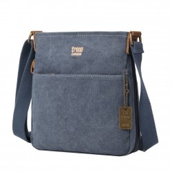 Sac bandoulière toile brute Troop London bleu délavé A DÉCOUVRIR ! - 6