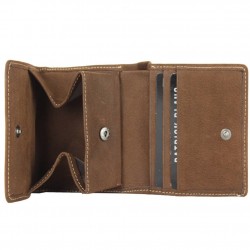 Porte monnaie en cuir Patrick Blanc MB anti piratage Marron PATRICK BLANC - 2