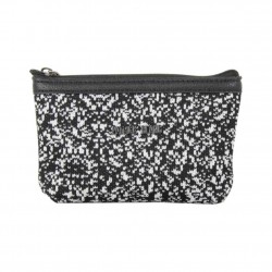 Petit porte monnaie Patrick Blanc Jeyser toile motif noir blanc PATRICK BLANC - 1