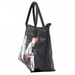 Sac à main motif femme Texier 17918 Fabrication France TEXIER - 3