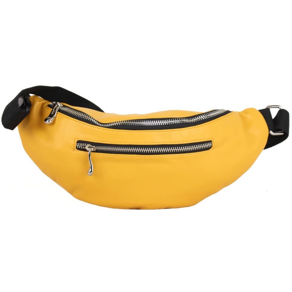 Sac banane Patrick Blanc Astrid simple Jaune PATRICK BLANC - 1